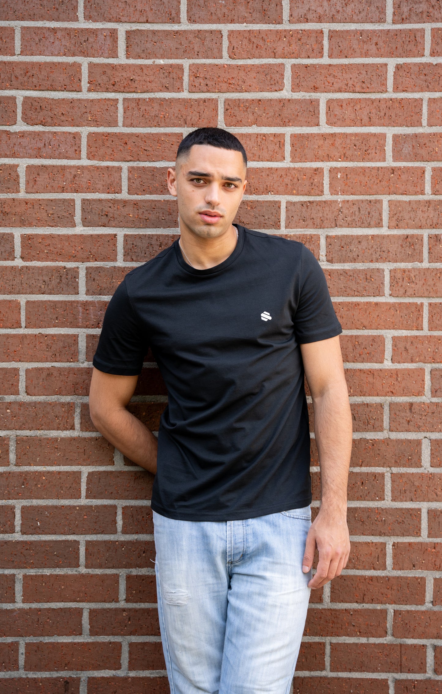 EQQEN Herren T-Shirt Schwarz