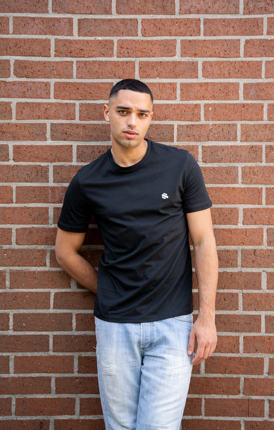 EQQEN Herren T-Shirt Schwarz