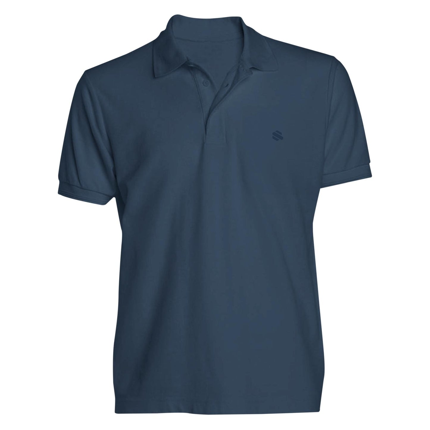 EQQEN Herren Poloshirt Blau