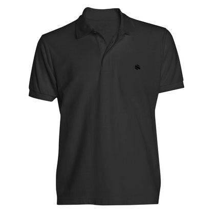 EQQEN Herren Poloshirt Schwarz